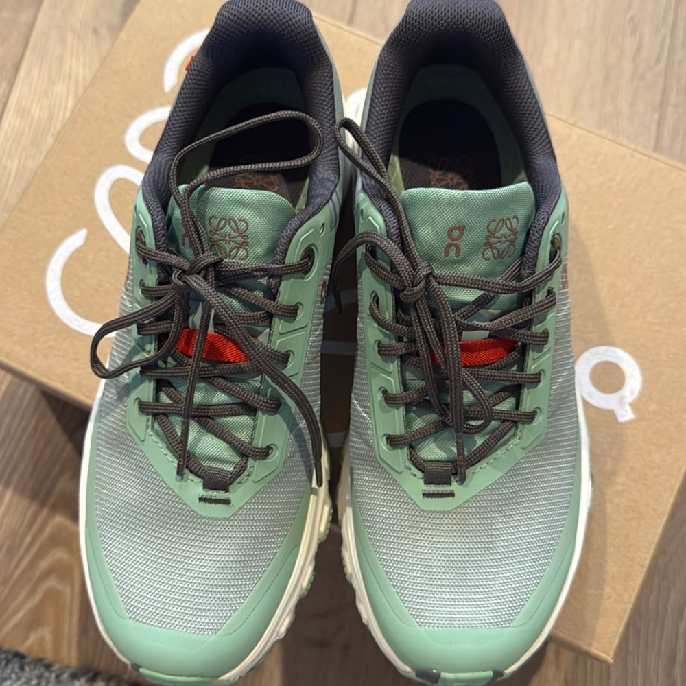 New Loewe Cloudventure Pale Green and Gray Sneakers - Picture 6 of 9